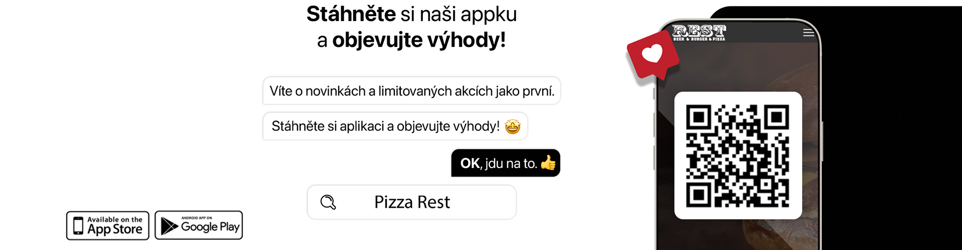 nová appka Rest